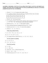 6 1 6 6 Practice Test Schoolnotes