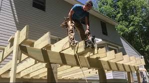 top down deck framing extreme how to