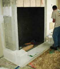 Natural Stone Fireplace Installation