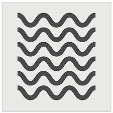 Wavy Line Pattern Wall Cookie Diy Craft