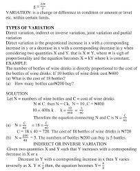 Simple Equation And Variation 2023