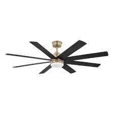 Champagne Bronze Gold Ceiling Fan
