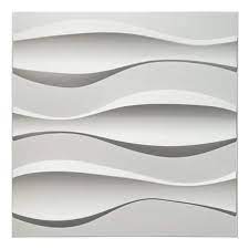 White Pvc 3d Wall Panels