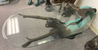 Bronze Mermaid Table