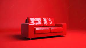 Red Sofa Couch Sofa Background Image