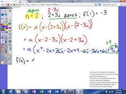 Aawt 3 4 Zeros Of Polynomial Functions