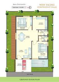 2bhk House Plan West Facing House