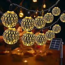Solar Moroccan String Lights Led Globe