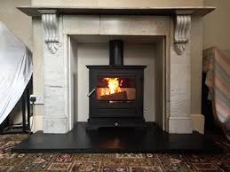 T Shape Slate Hearth With Granite