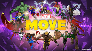 Run With Super Heroes In Marvel Move