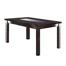 Benjara Brown Wooden Dining Table With