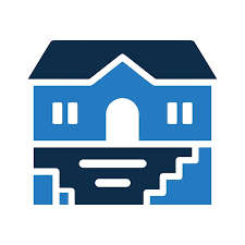 Basement Floor Building Icon Simple