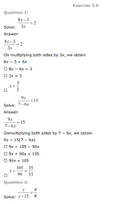 Ncert Solutions For Class 8th Maths