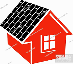 Simple Mansion Icon Isolated On White