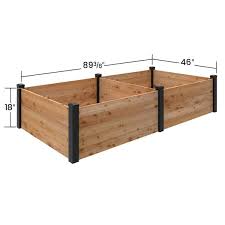 Natural Cedar Raised Garden Bed