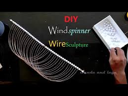 Diy Kinetic Wire Sculpture Wind Spinner