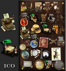 Steampunk Icon Set In Ico Format By
