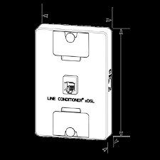 Dual Line Filter For Wall Mount Phones