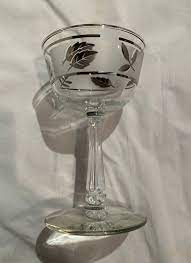 Libbey Silver Leaf Cordial Glass 5in