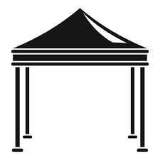 Event Garden Tent Icon Simple Style
