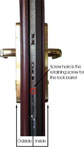 Door Cylinder Size Measurement When In