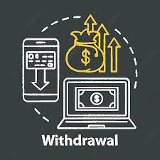 Withdrawal Icon For Financial Services