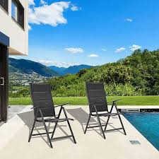 Erommy 2 Piece Patio Dining Chairs