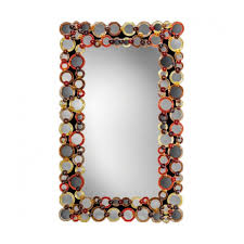 Murano Glass Rectangular Colorful Mirror