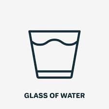 Water Glass Vector Art Icons And