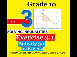 Mathematics Grade 10 Unit 3 Exercise 3