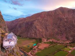 Peruvian Hotel Hanging Off A Cliff