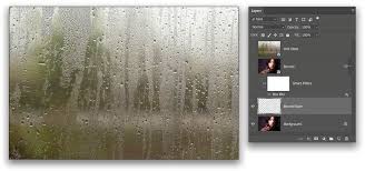 Create A Beautiful Wet Glass Effect By