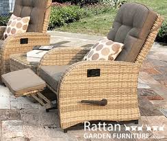 Reclining Rattan Chairs Rocking
