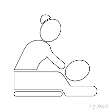 Spa Massage Icon Element Of Spa For