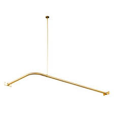 Shower Curtain Rod With Ceiling Support
