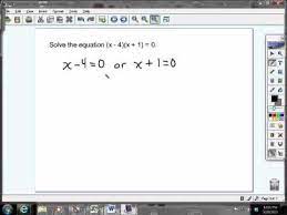 Solving Polynomials In Factored Form