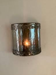 Wall Sconce Candle Holder With Led
