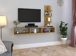 African Oak Wooden Standard Tv Unit