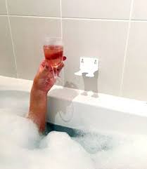 Fancy A Glass Of Wine In The Bath New