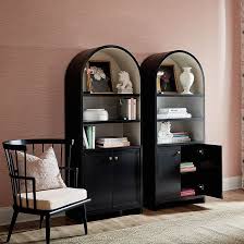 Albany Arched Bookcase Cabinet With