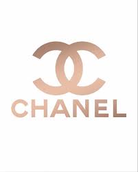 Chanel Stickers Gold Chanel Logo