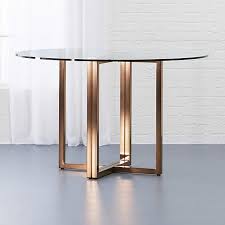 Silverado Brass 47 Round Dining Table