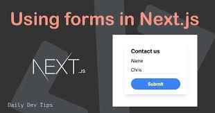 how to use forms in next js a tutorial