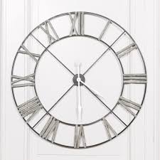 Metal Distressed Wall Clock