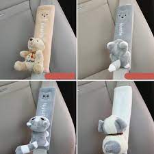 Qoo10 Cute Animal Car Seat Belt Pads