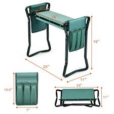 Wellfor Green Folding Garden Kneeler