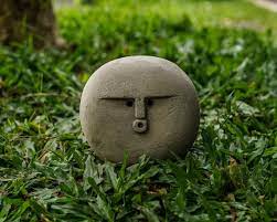 Stone Face Figurine Stone Carving Face