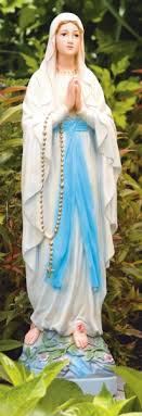 Color Finish Our Lady Of Lourdes Statue