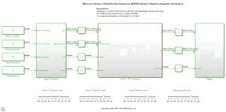 mvdr beamformer matlab simulink