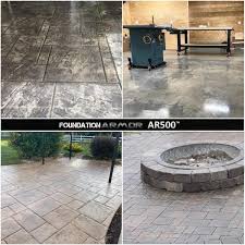 Foundation Armor Ar500 1 Gal Clear Solvent Based High Gloss Acrylic Concrete And Paver Sealer